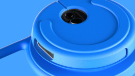 Blue computer control wearable with optical sensor by Studio Boost Studio Boost