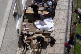 User research: Working outside with paper Studio Boost