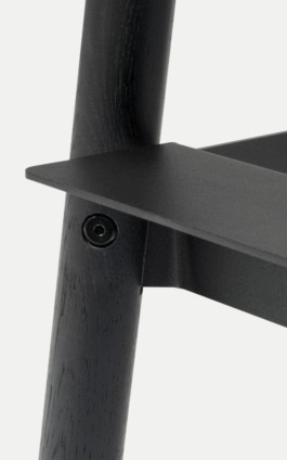 Bench sheet steel wood perspective view Studio Boost