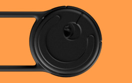 Ottobock wearble black plastic housing orange background Studio Boost